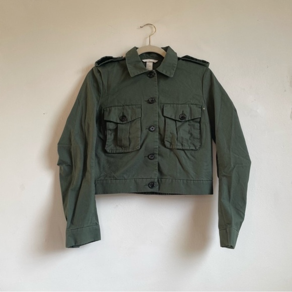 H&M | cropped cargo jacket